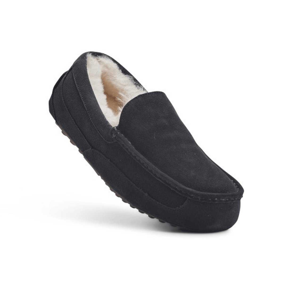 Men's Cedric Suede Sheepskin House Shoes