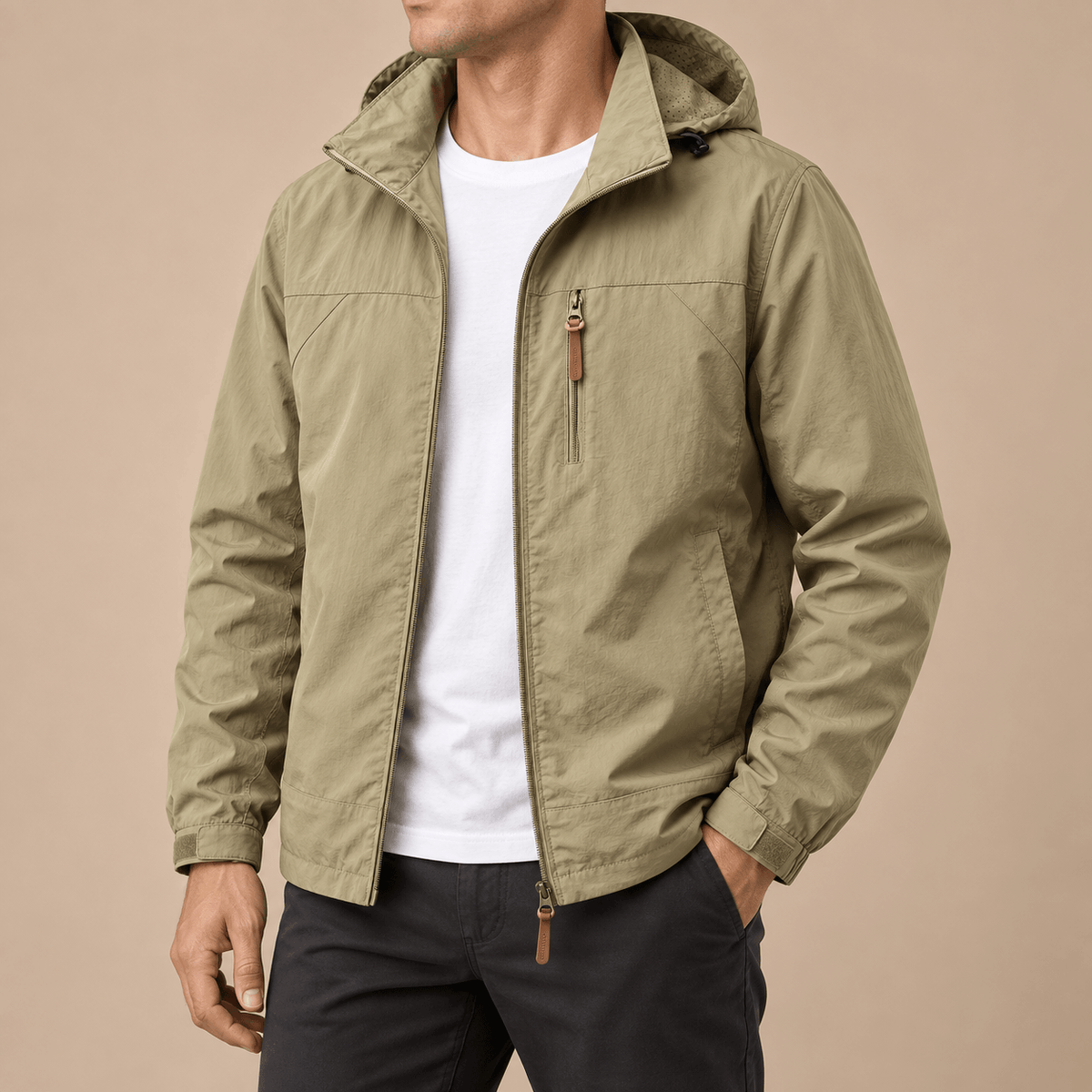 Men's Corbin Lightweight Nylon Utility Jacket