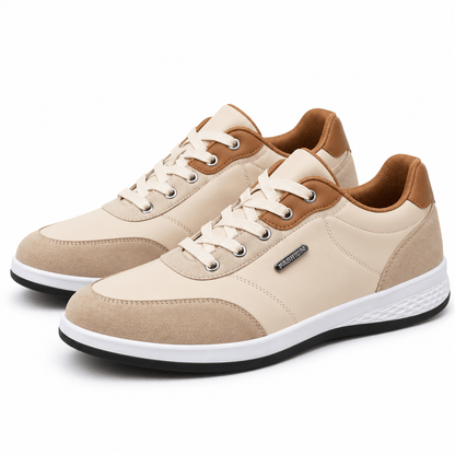 Men's Dominic Contrast Panel Low-Top Trainers