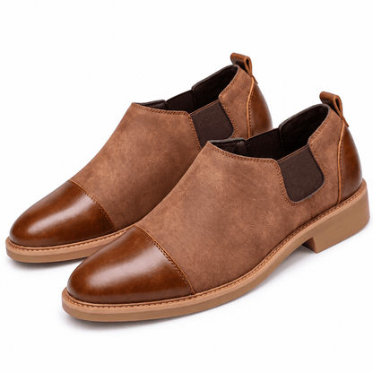 Men's Dorian Brushed Leather-Look Comfort Shoes