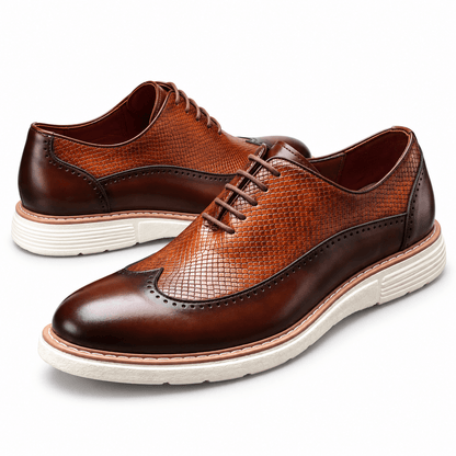 Men's Evander Polished Leather Dress Oxfords