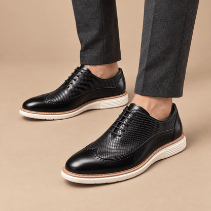 Men's Evander Polished Leather Dress Oxfords