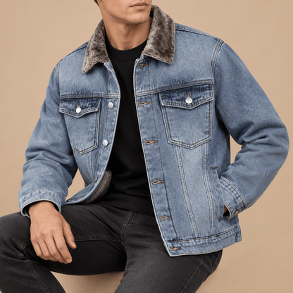Men's Everett Winter-Lined Heritage Denim Jacket