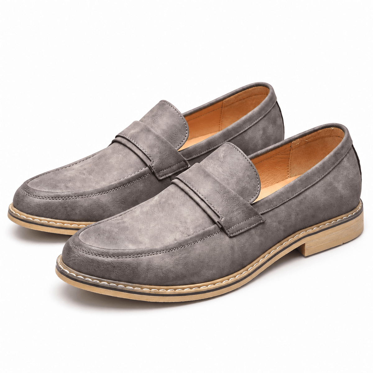Men's Evren Leather-Look Comfort Loafers
