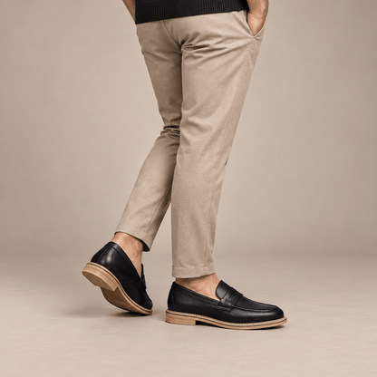 Men's Evren Leather-Look Comfort Loafers