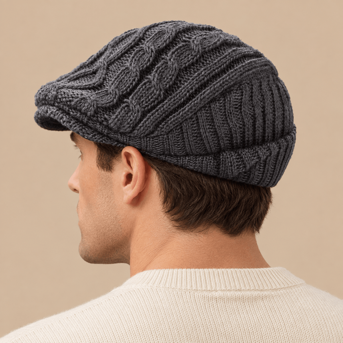 Men's Henrik Textured Knit Brim Cap
