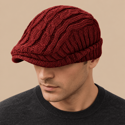 Men's Henrik Textured Knit Brim Cap