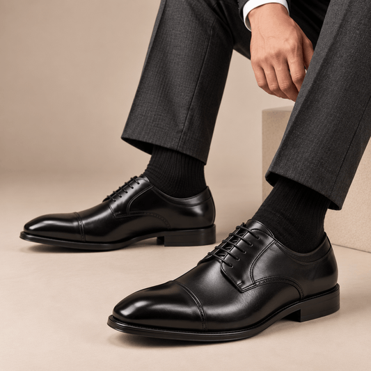 Men's Kingsley Cap-Toe Dress Shoes