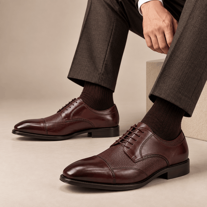 Men's Kingsley Cap-Toe Dress Shoes