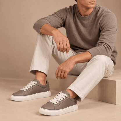 Men's Langford Chunky Leather Trainers