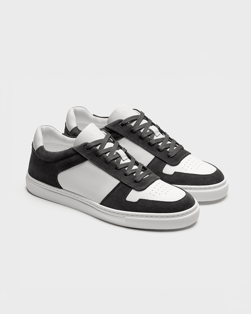 Men's Lucien Two-Tone Nappa Court Trainers