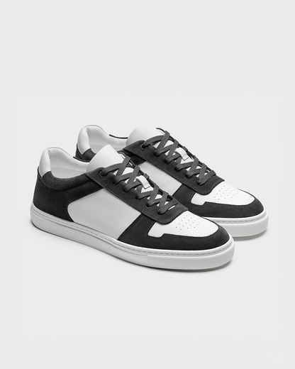 Men's Lucien Two-Tone Nappa Court Trainers