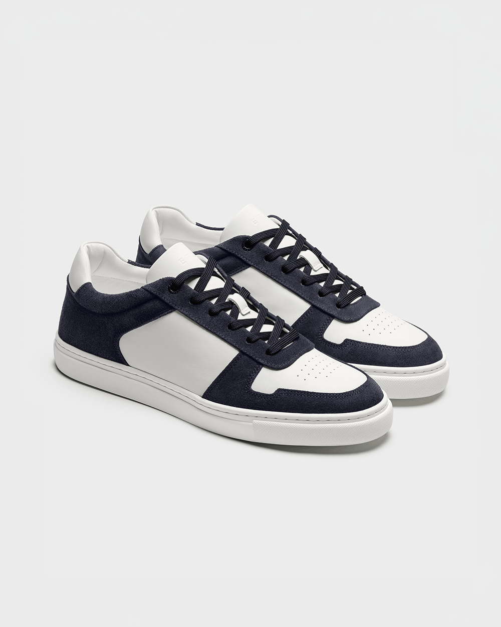 Men's Lucien Two-Tone Nappa Court Trainers