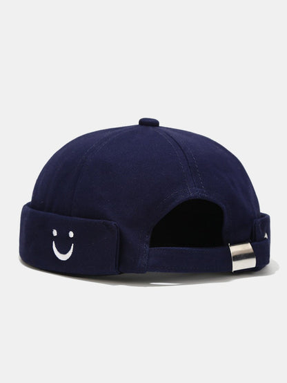 Men's Milo Embroidered Cotton Docker Cap