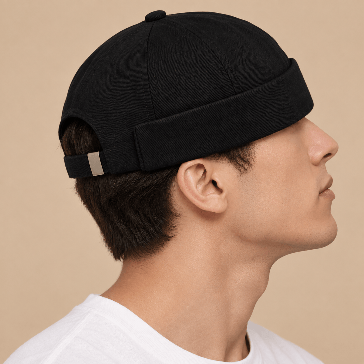 Men's Milo Embroidered Cotton Docker Cap