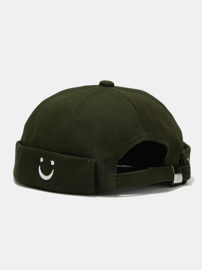 Men's Milo Embroidered Cotton Docker Cap