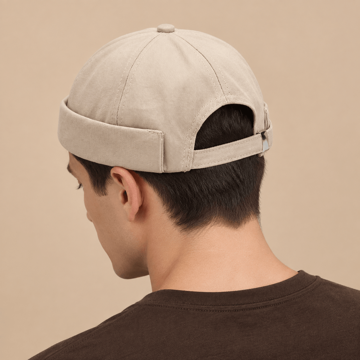 Men's Milo Embroidered Cotton Docker Cap