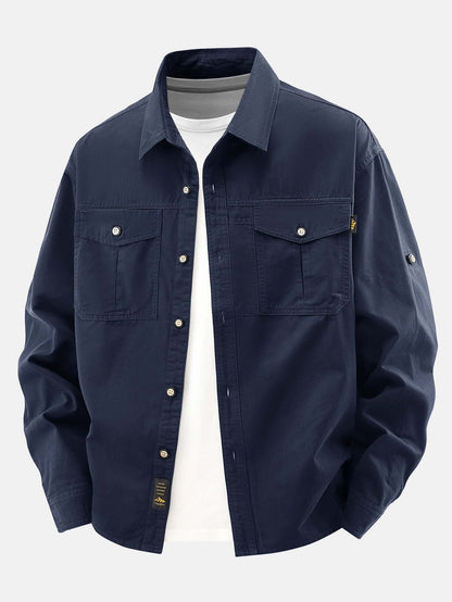 Men's Orson Cotton Utility Field Overshirt
