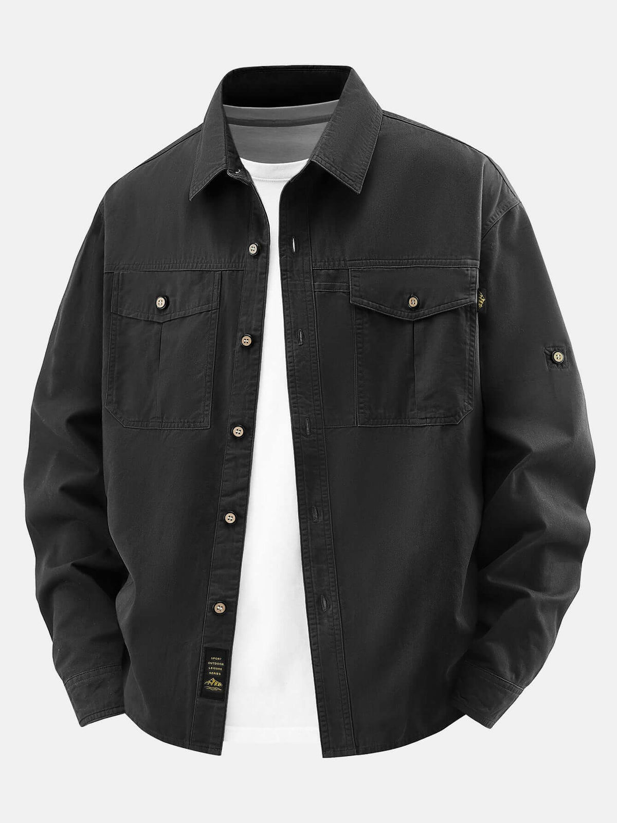 Men's Orson Cotton Utility Field Overshirt