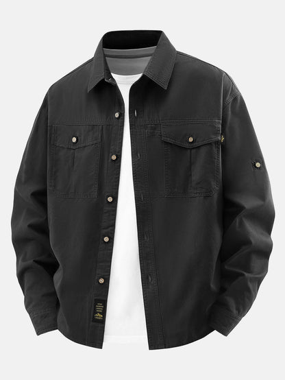Men's Orson Cotton Utility Field Overshirt