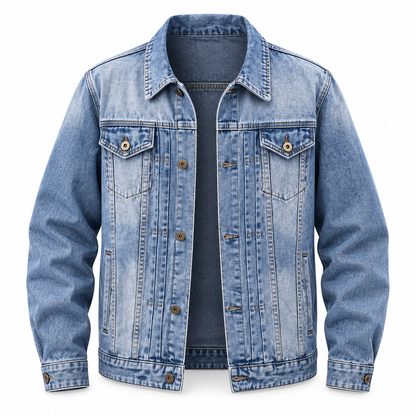 Men's Ronan Heritage Wash Denim Jacket