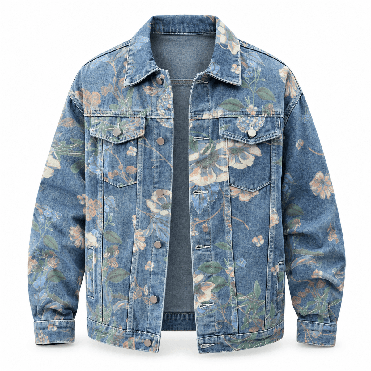 Men's Florian Botanical Vintage Denim Jacket
