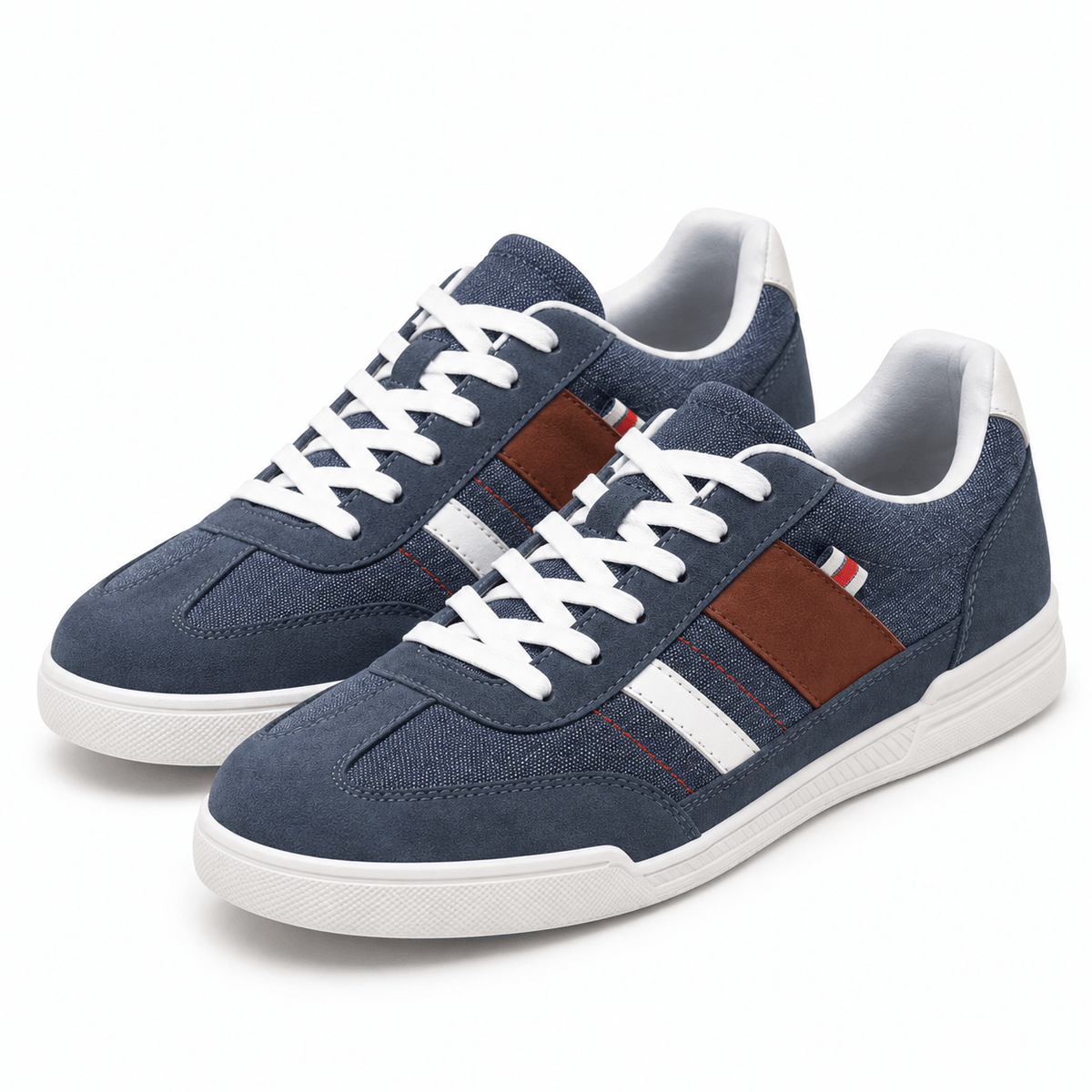Men's Rowan Textured Panel Low-Top Trainers