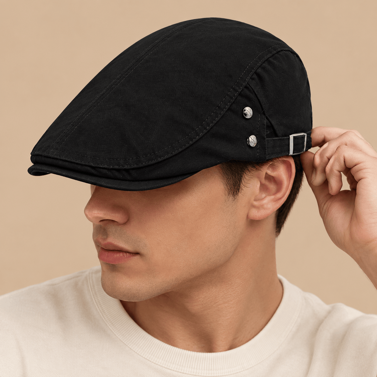 Men's Wesley Lightweight Cotton Driving Cap