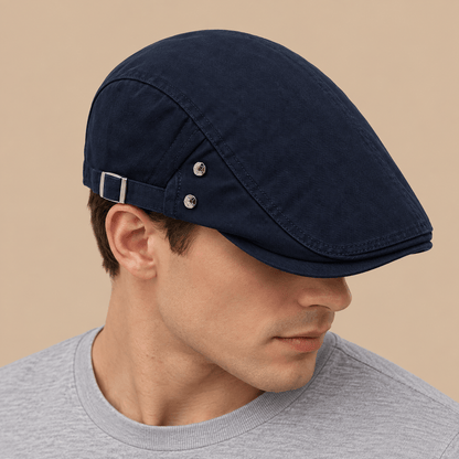 Men's Wesley Lightweight Cotton Driving Cap