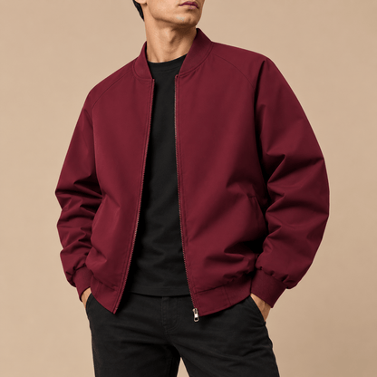 Men's Zayden Statement Graphic Bomber Jacket