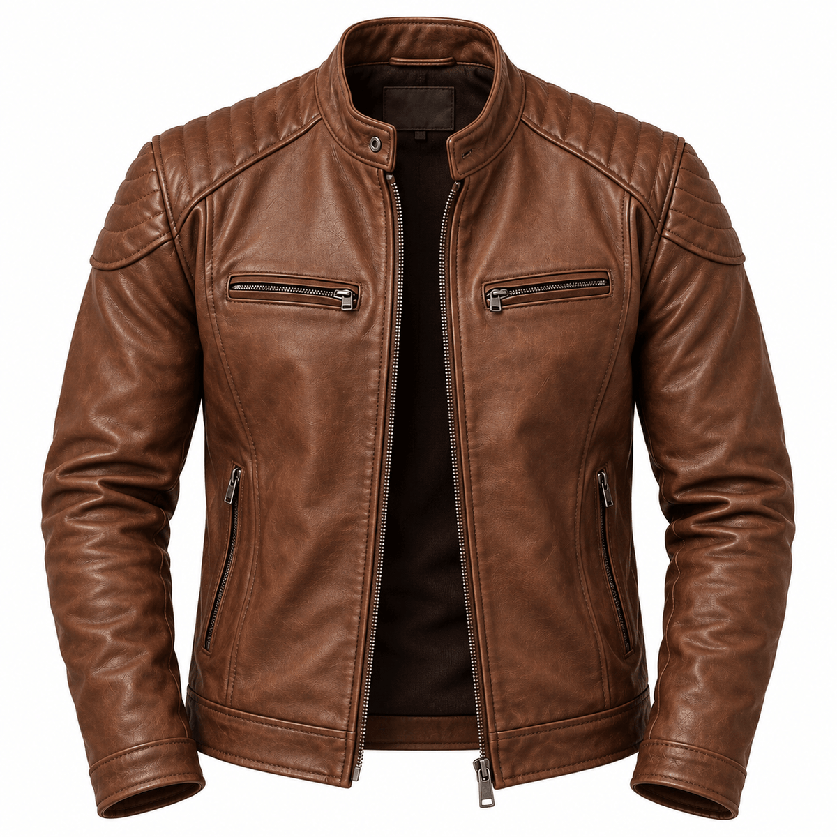 Men's Lorenzo Italian Lambskin Racer Jacket