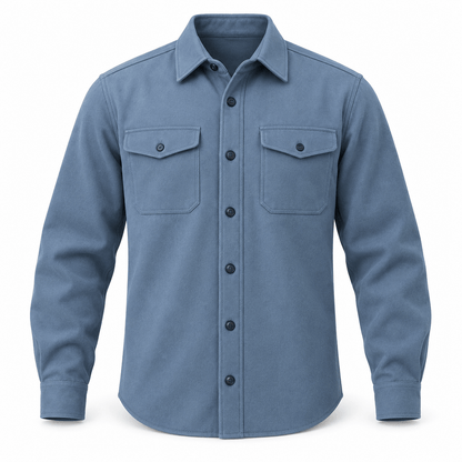 Men's Aldric Brushed Overshirt Jacket