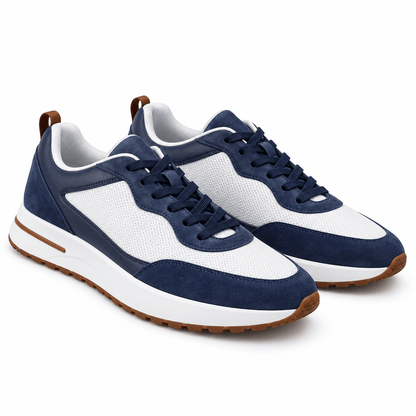 Men's Evander Heritage Panelled Court Trainers