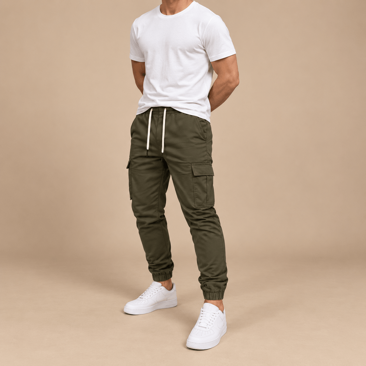 Men's Ronan Tapered Multi-Pocket Cargo Joggers