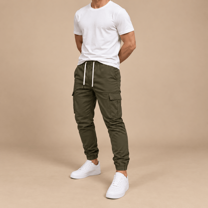 Men's Ronan Tapered Multi-Pocket Cargo Joggers