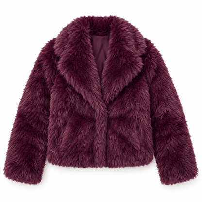 Women's Evelina Plush Shaggy Faux-Fur Jacket
