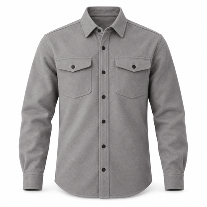 Men's Aldric Brushed Overshirt Jacket