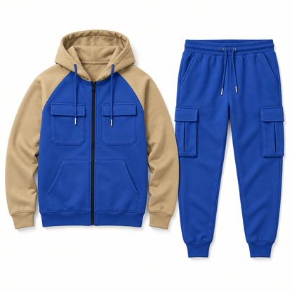 Men's Ronan Colour-Block Utility Tracksuit