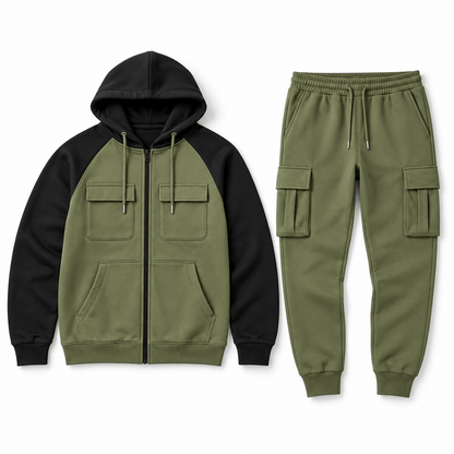 Men's Ronan Colour-Block Utility Tracksuit