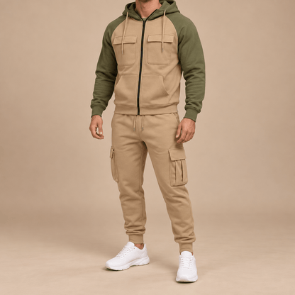 Men's Ronan Colour-Block Utility Tracksuit