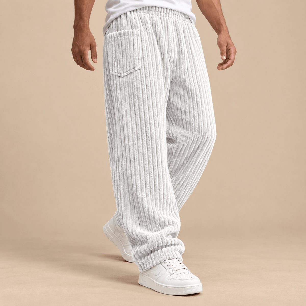 Men's Ronan Ribbed Corduroy Relaxed Trousers