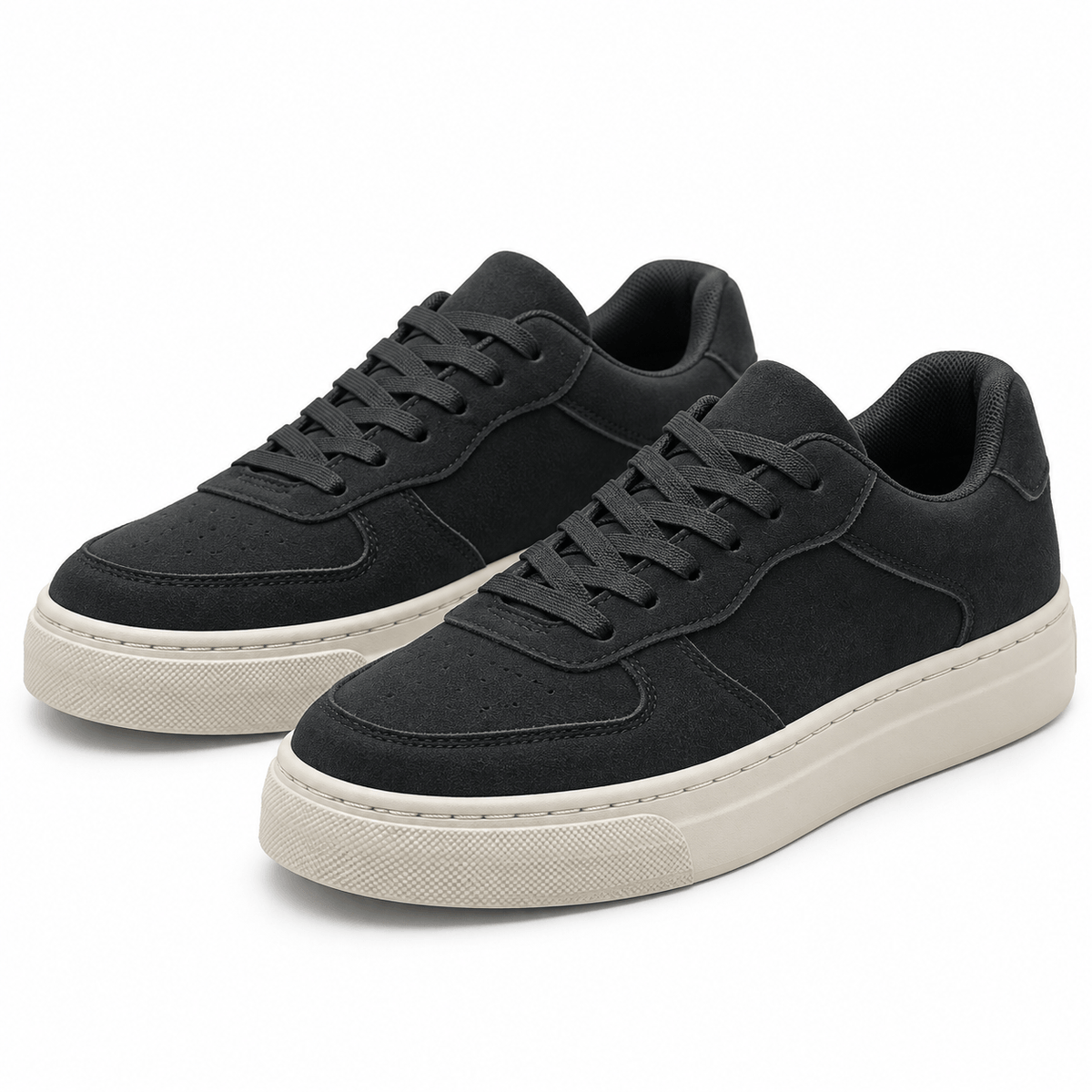 Men's Rowan Suede-Style Platform Court Trainers