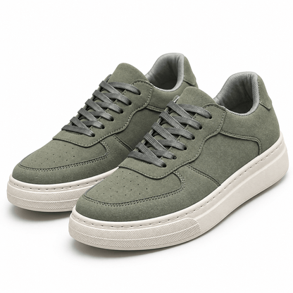 Men's Rowan Suede-Style Platform Court Trainers