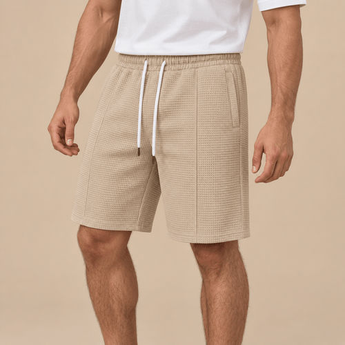 Men's Rowan Textured Drawstring Summer Shorts