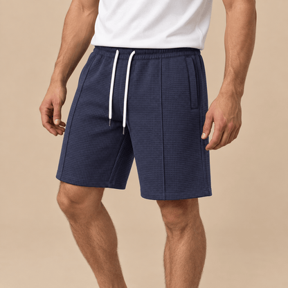 Men's Rowan Textured Drawstring Summer Shorts
