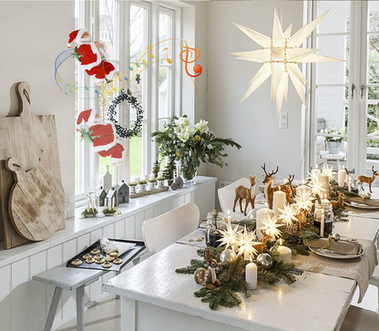 Climbing Santa Christmas Ornament