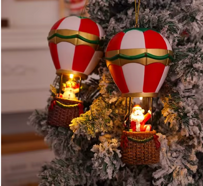 Luminous Hot Air Balloon Christmas Ornament