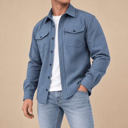 Men's Aldric Brushed Overshirt Jacket