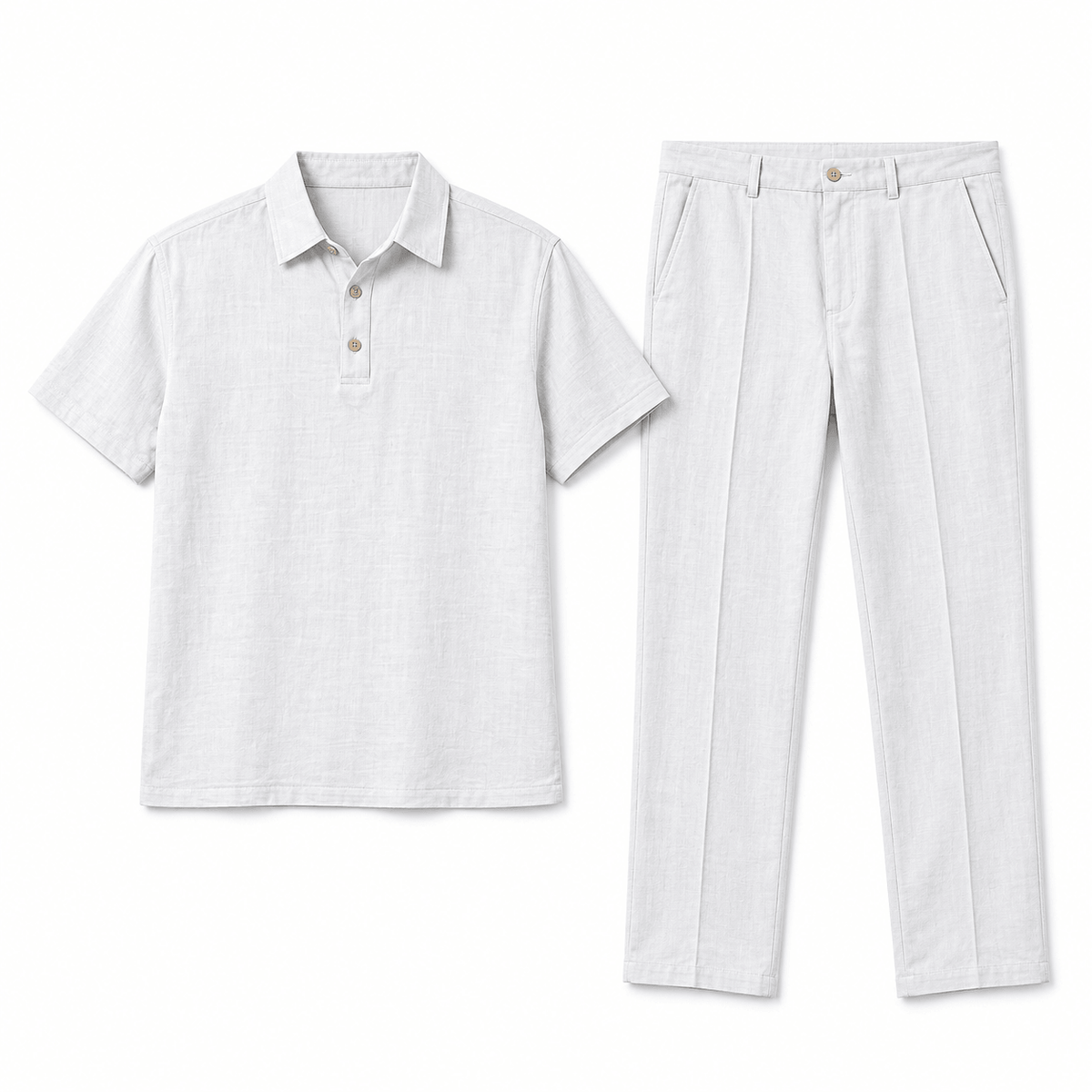 Men's Soren Relaxed Linen Polo Co-Ord Set