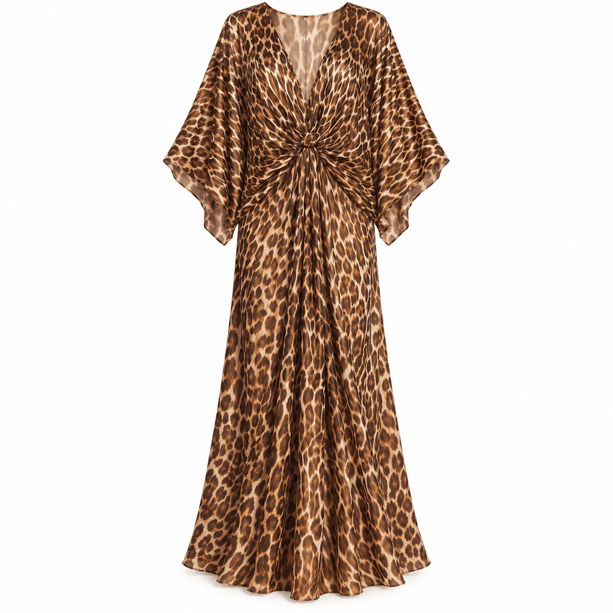 Women's Sienna Wildcat Draped-Waist Maxi Dress